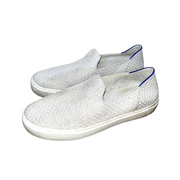 Rothy’s the Sneaker Slip On in Salt Honeycomb Size 8.5 - Picture 3 of 9